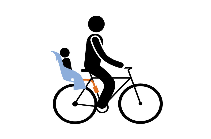 Thule Hellgrau Farbe für | Light Lite Kindersitze | hinten Fahrradsitz RideAlong Fahrradanhänger, Fahrradkindersitz Kindersitze Kindersitz Gray