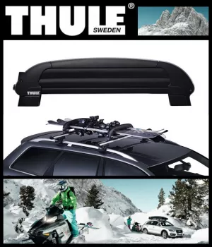ThuleSnowpro Uplifted 748 Skihalter Snowboardhalter 4 Paar Ski 30mm erhöht (Dieser Artikel wird vom Hersteller nicht mehr produziert)